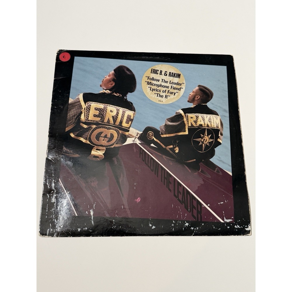 Eric B. & Rakim Follow The Leader 1988 Original Vinyl LP Gold Stamp Promo UNI-3